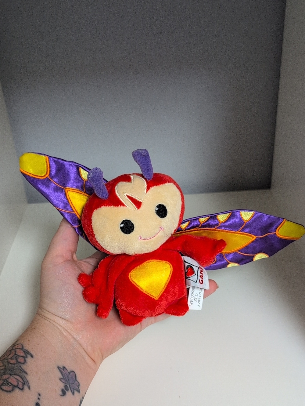 💜2/$20💜 Webkinz Zed A Zippy Zum No Code Y2k GANZ Collectible Plush EUC